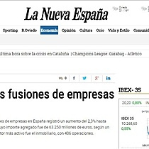 Aumentan las fusiones de empresas